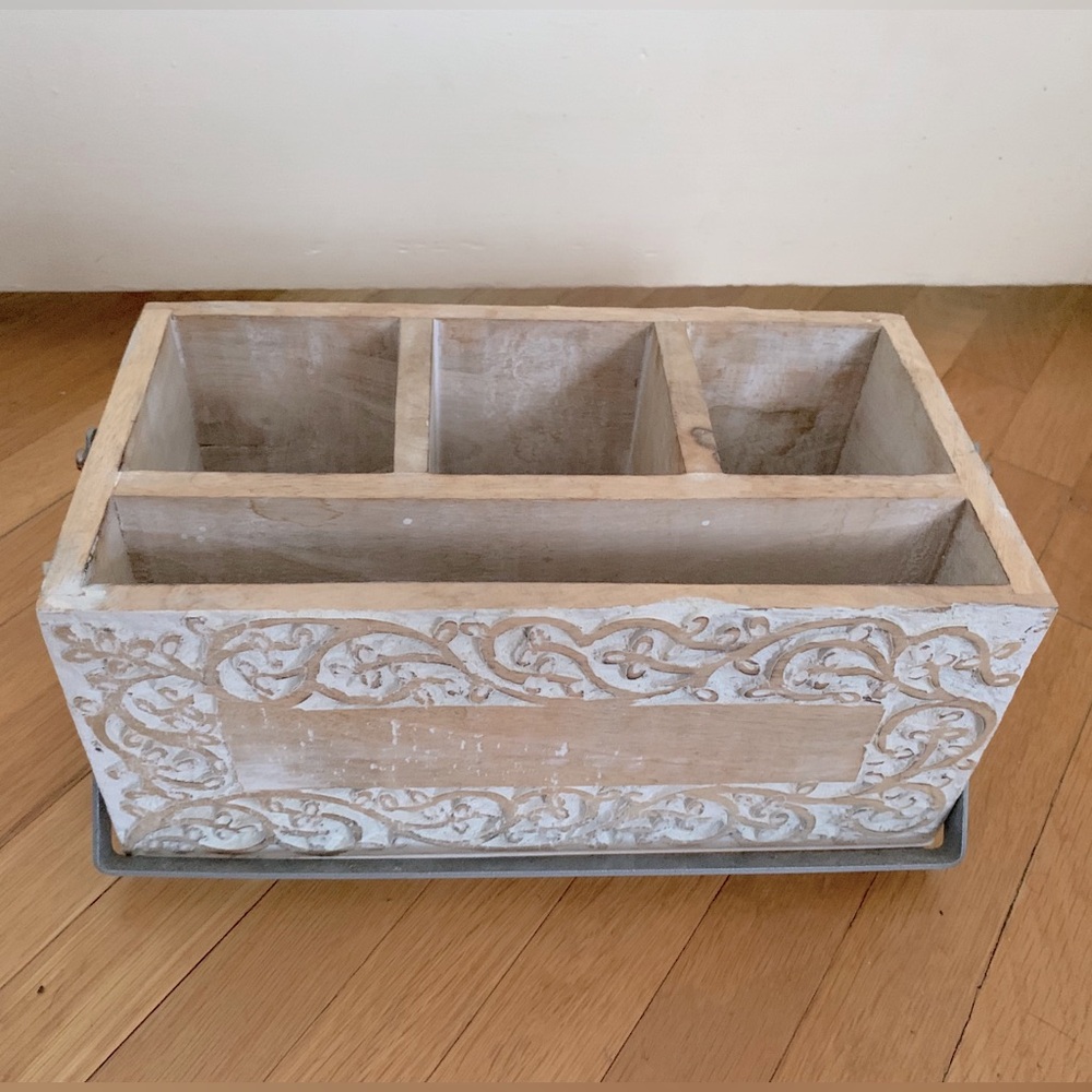 World Market boho silverware/cutlery kitchen organizer